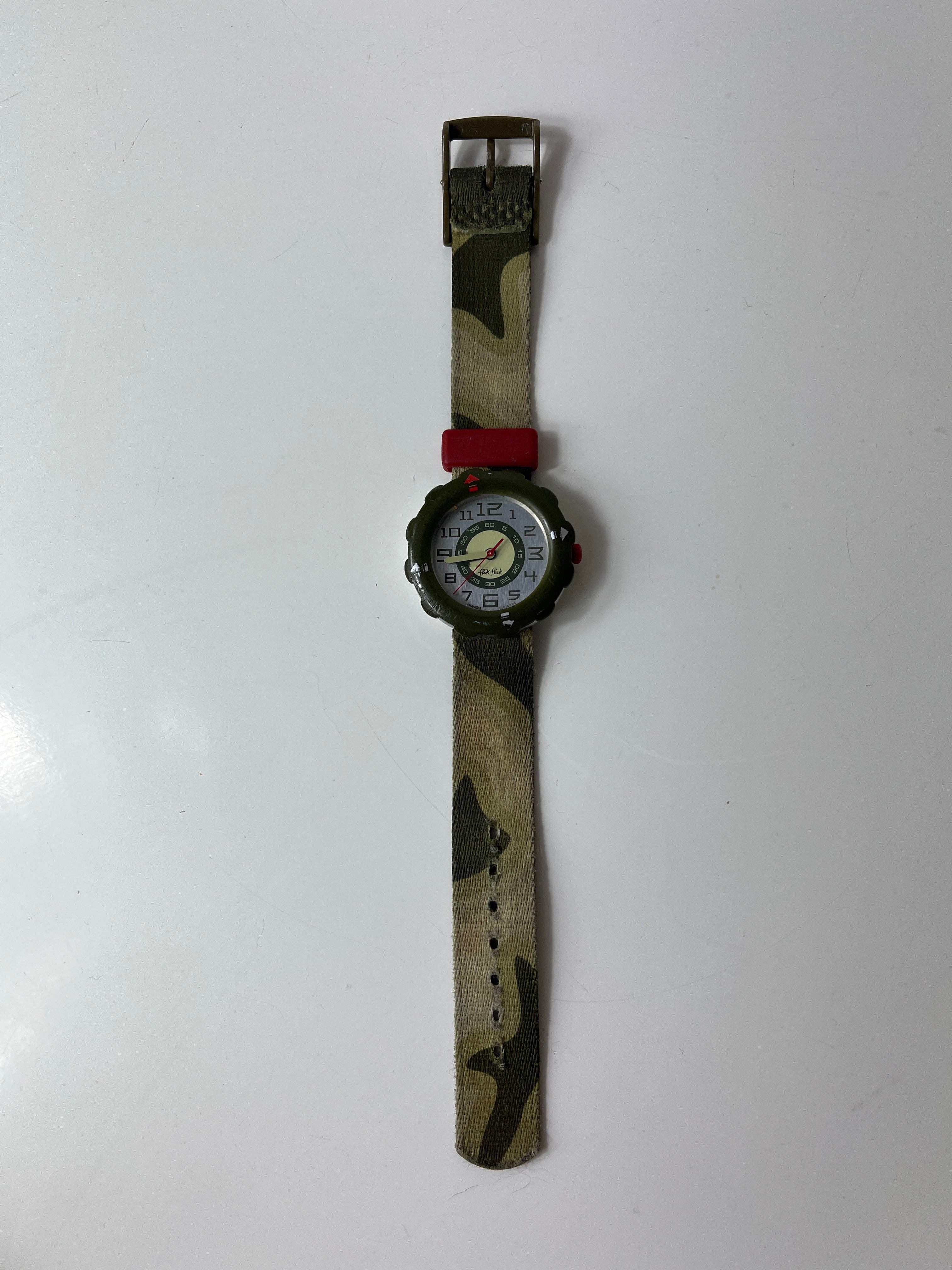 Vaikiškas laikrodis „Flik Flak“ su silikoniniu dirželiu