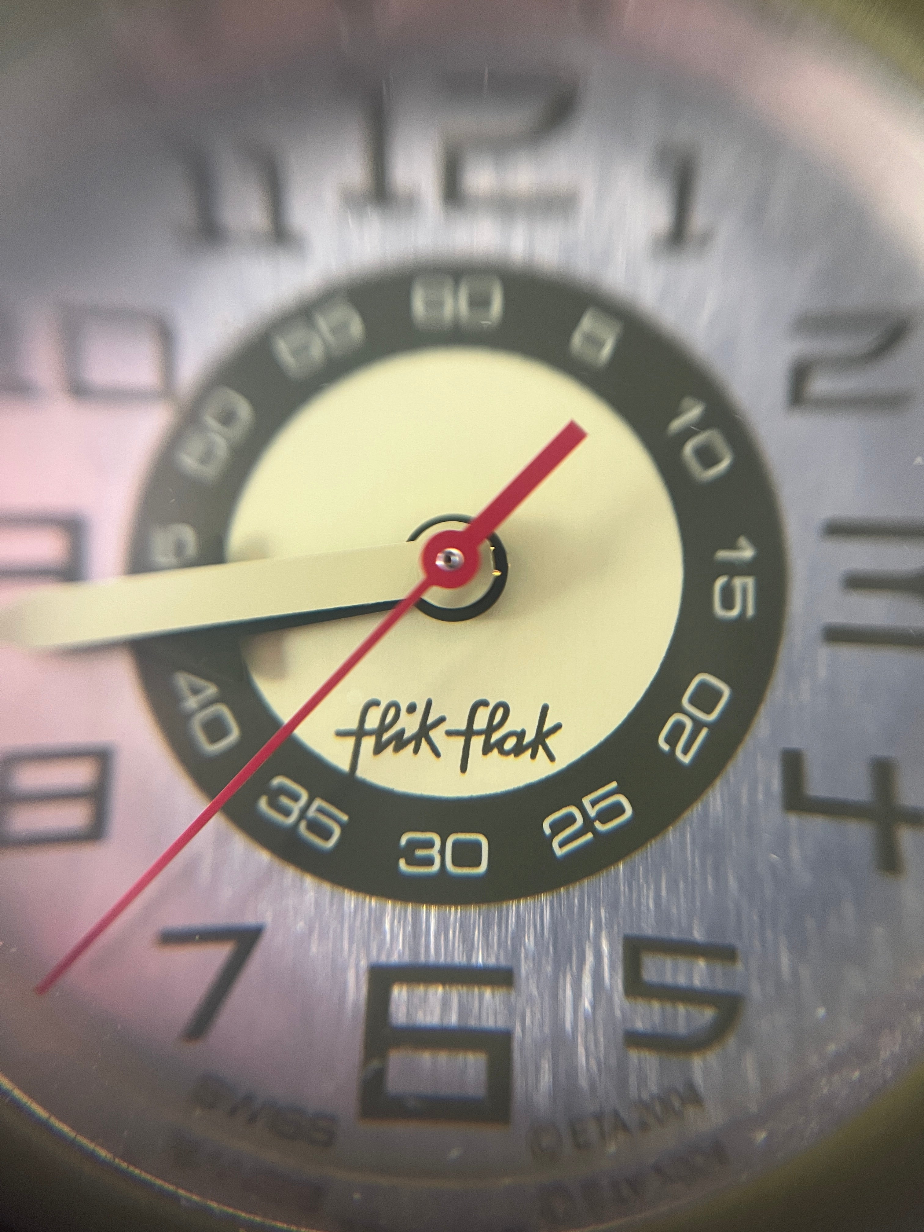 Vaikiškas laikrodis „Flik Flak“ su silikoniniu dirželiu