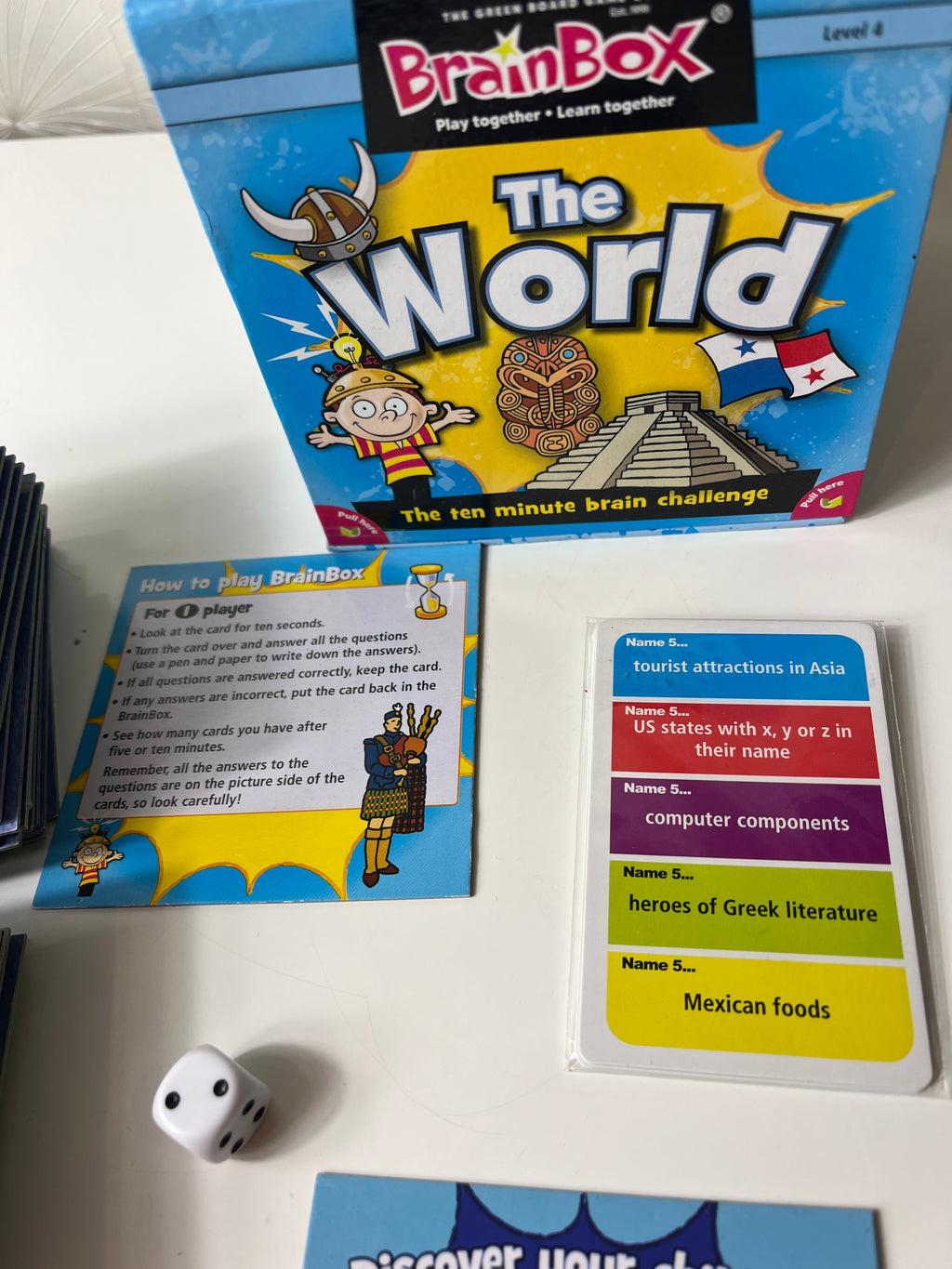 Lavinamasis stalo žaidimas vaikams ir šeimai „BrainBox: The World“