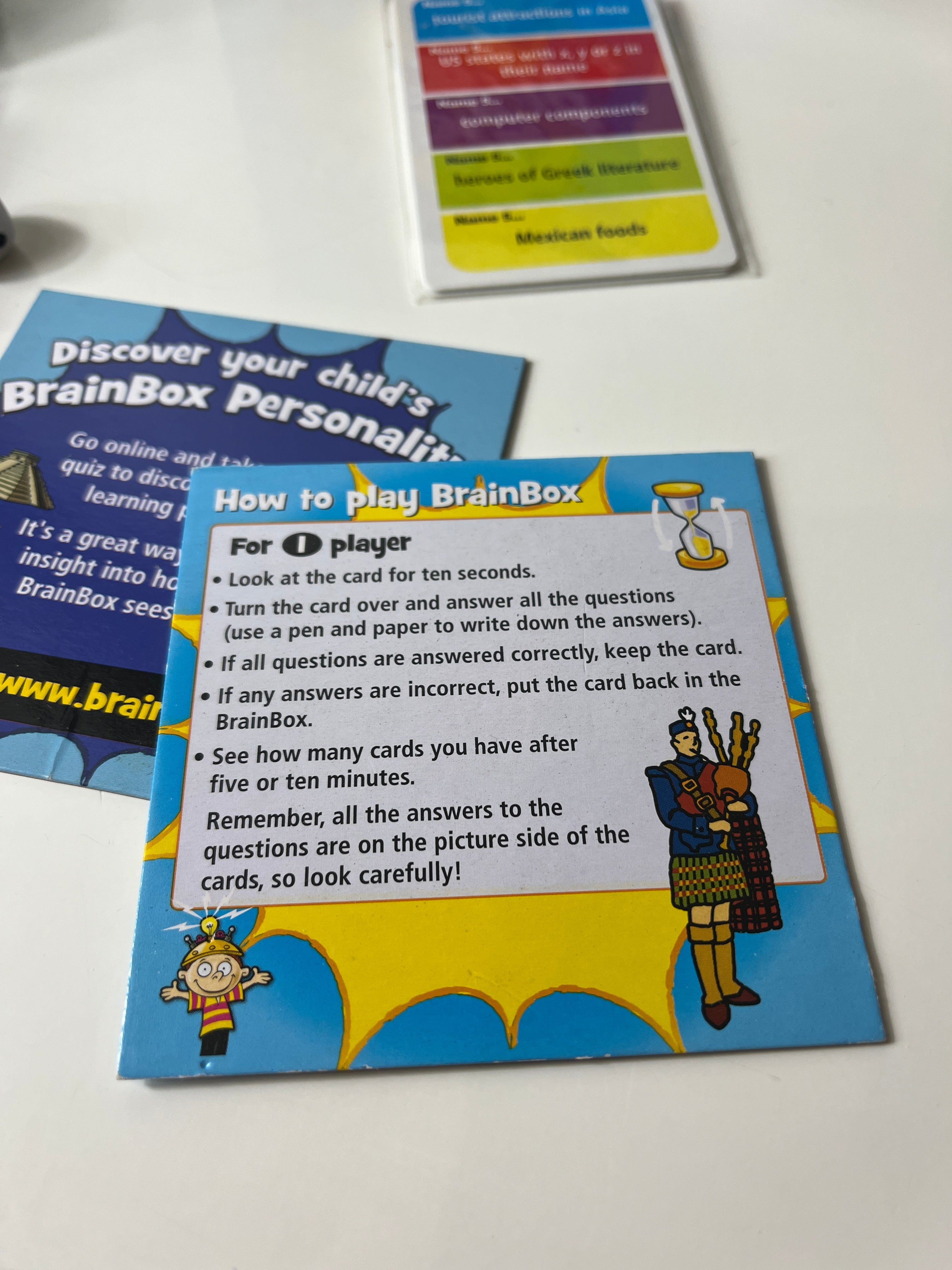 Lavinamasis stalo žaidimas vaikams ir šeimai „BrainBox: The World“