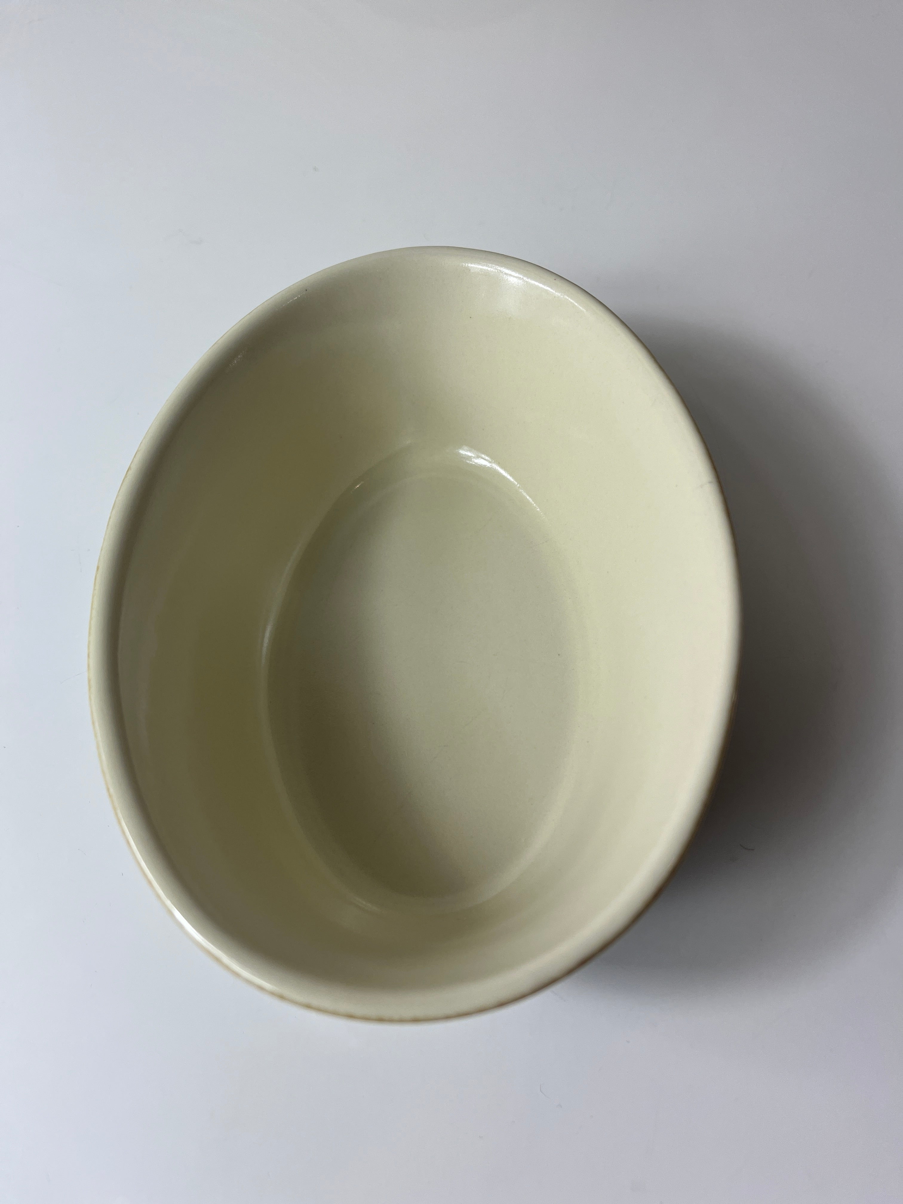 Keramikinis rudos spalvos dubenėlis