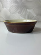 Keramikinis rudos spalvos dubenėlis