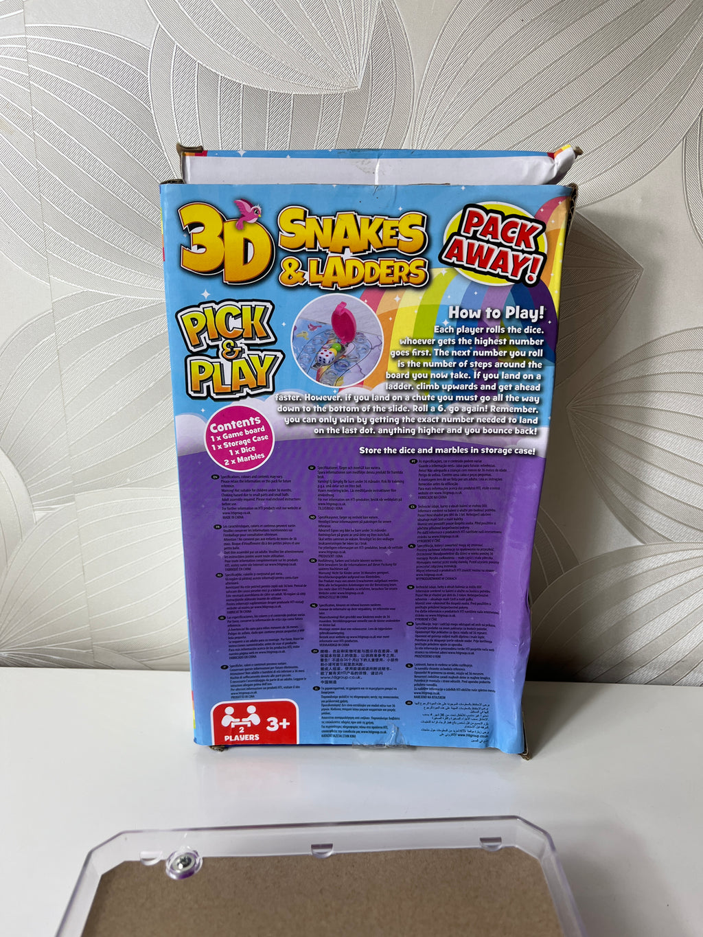 Stalo žaidimas vaikams ir visai šeimai „3D Snake & Ladders“