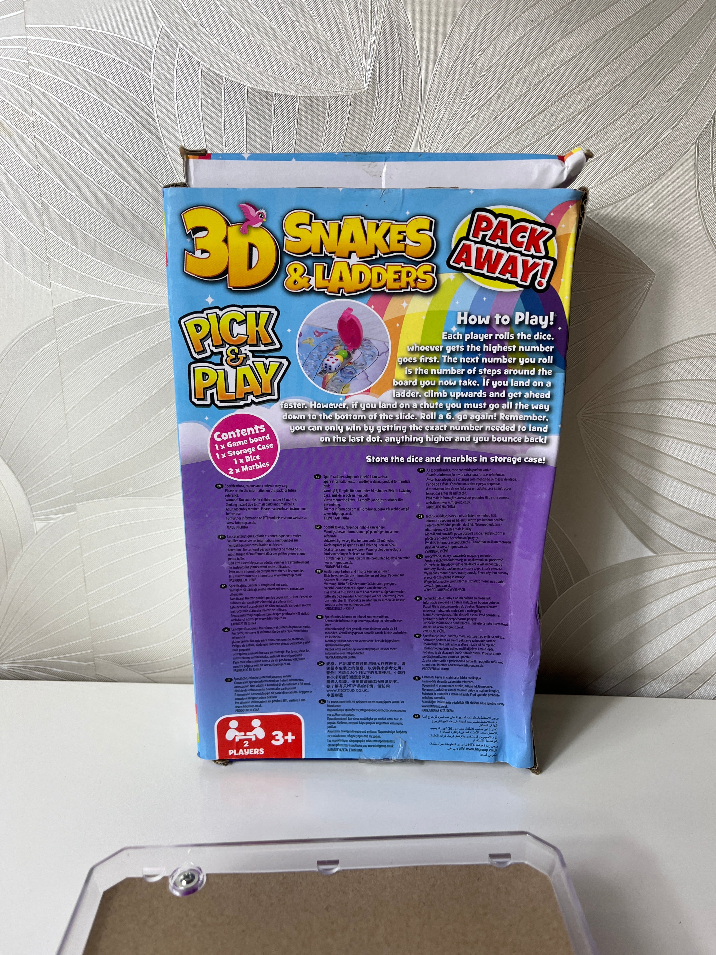 Stalo žaidimas vaikams ir visai šeimai „3D Snake & Ladders“