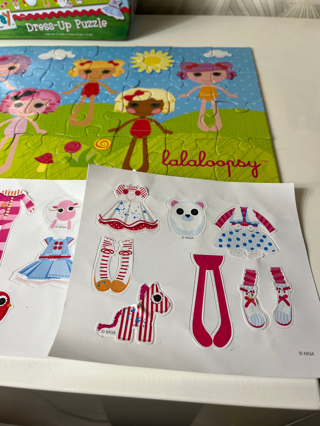 Vaikiška dėlionė – stalo žaidimas „Lalaloopsy Dress-Up Puzzle“