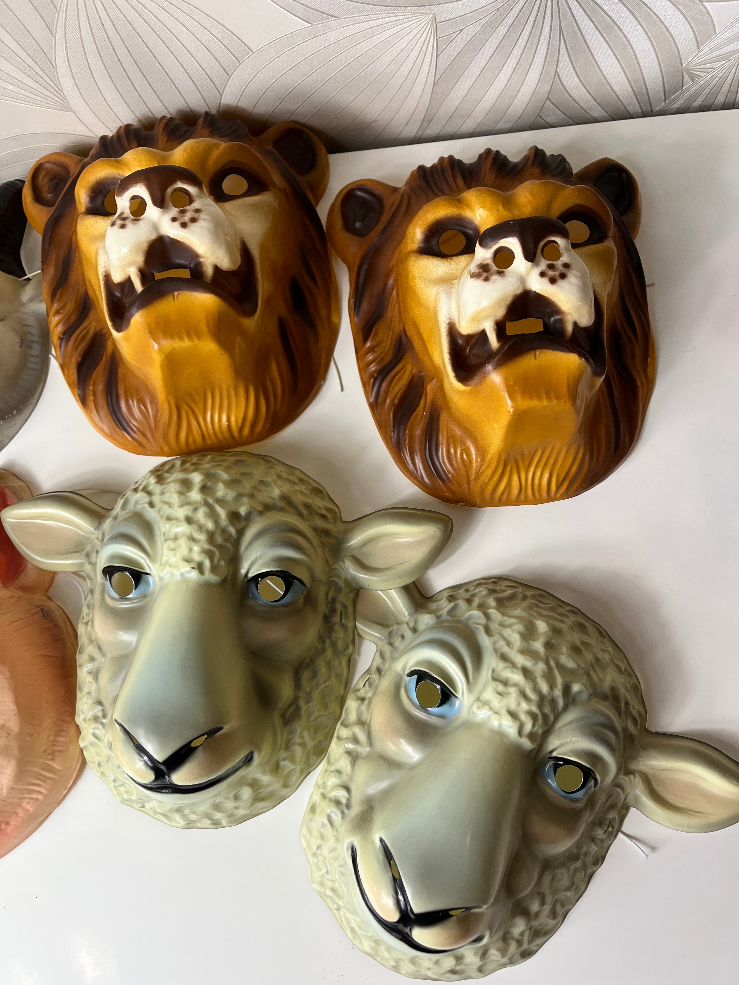 Gyvūnų kaukių rinkinys (8 vnt.)