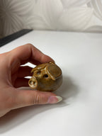 Rankų darbo keramikinė kiaulės figūrėlė