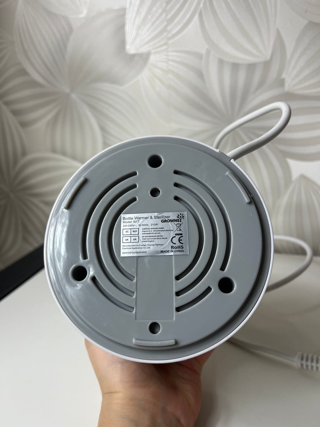 Elektrinis buteliuko šildytuvas – sterilizatorius „Growns“