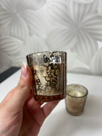 Dekoratyvinės žvakidės su žvakėmis (2 vnt.)