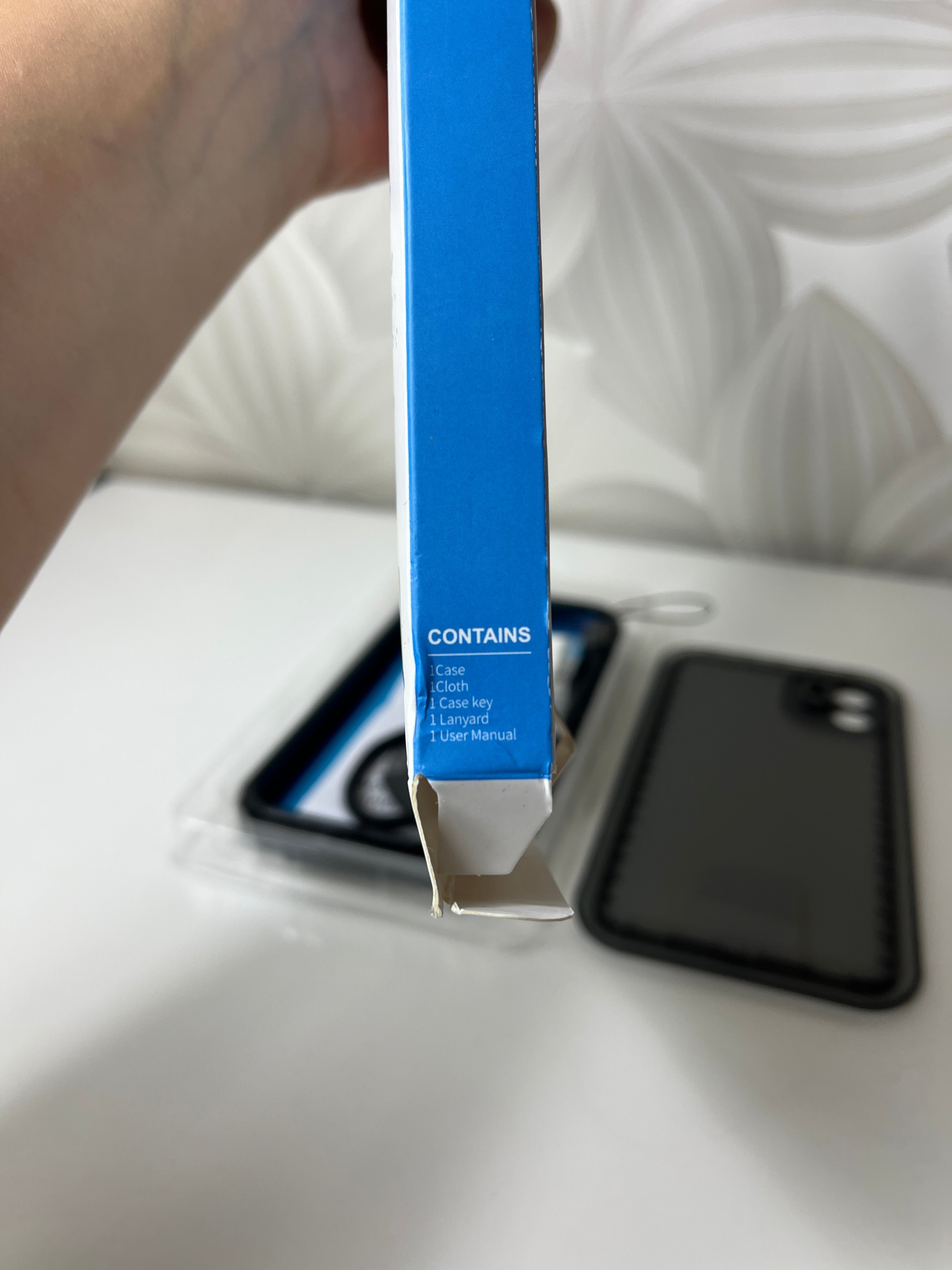 Vandeniui atsparus telefono dėklas su priedais (iPhone 11)