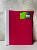 Rožinis segtuvas su įmautėmis dokumentams