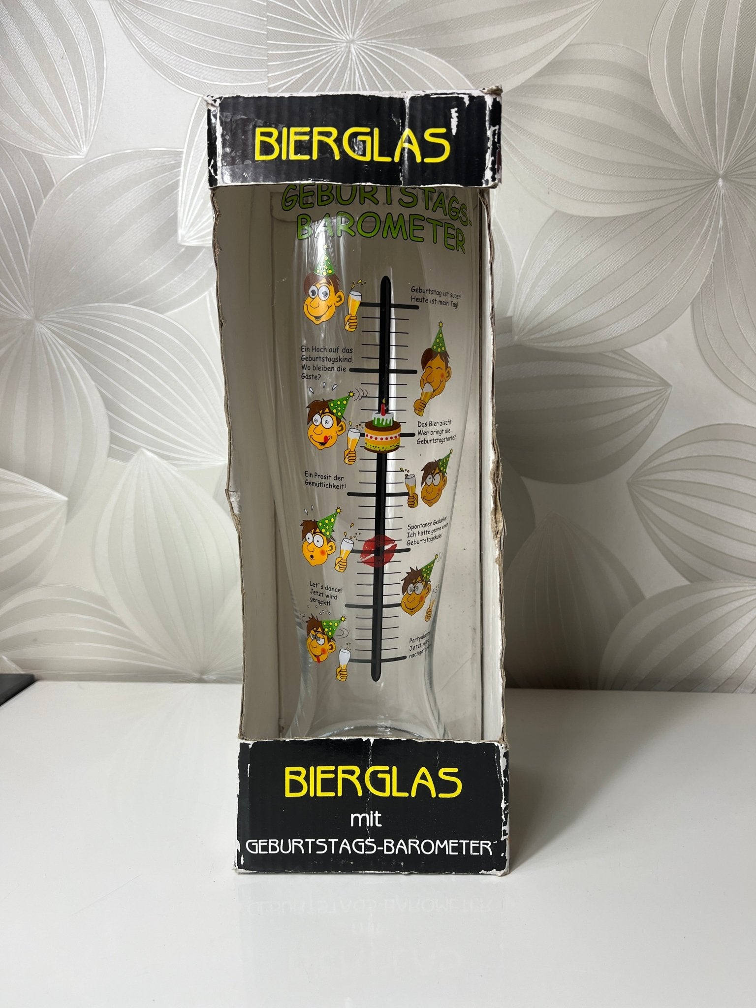 Alaus bokalas „Gimtadienio barometras“, 1,5 L - Daiktų atokvėpis