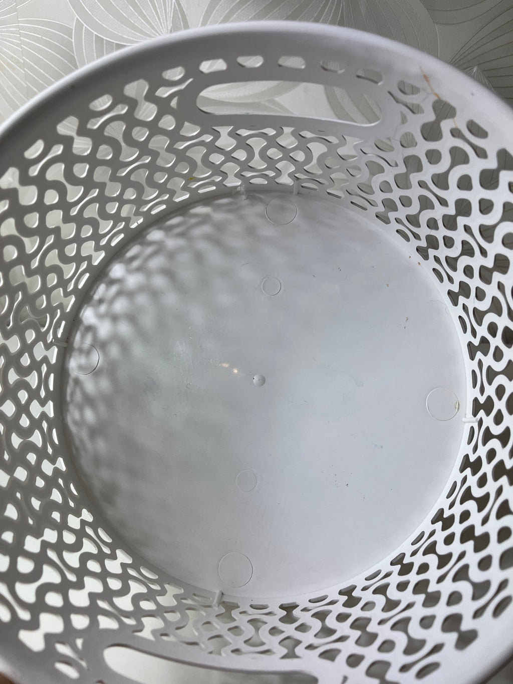 Baltas daiktų laikymo krepšelis - Daiktų atokvėpis