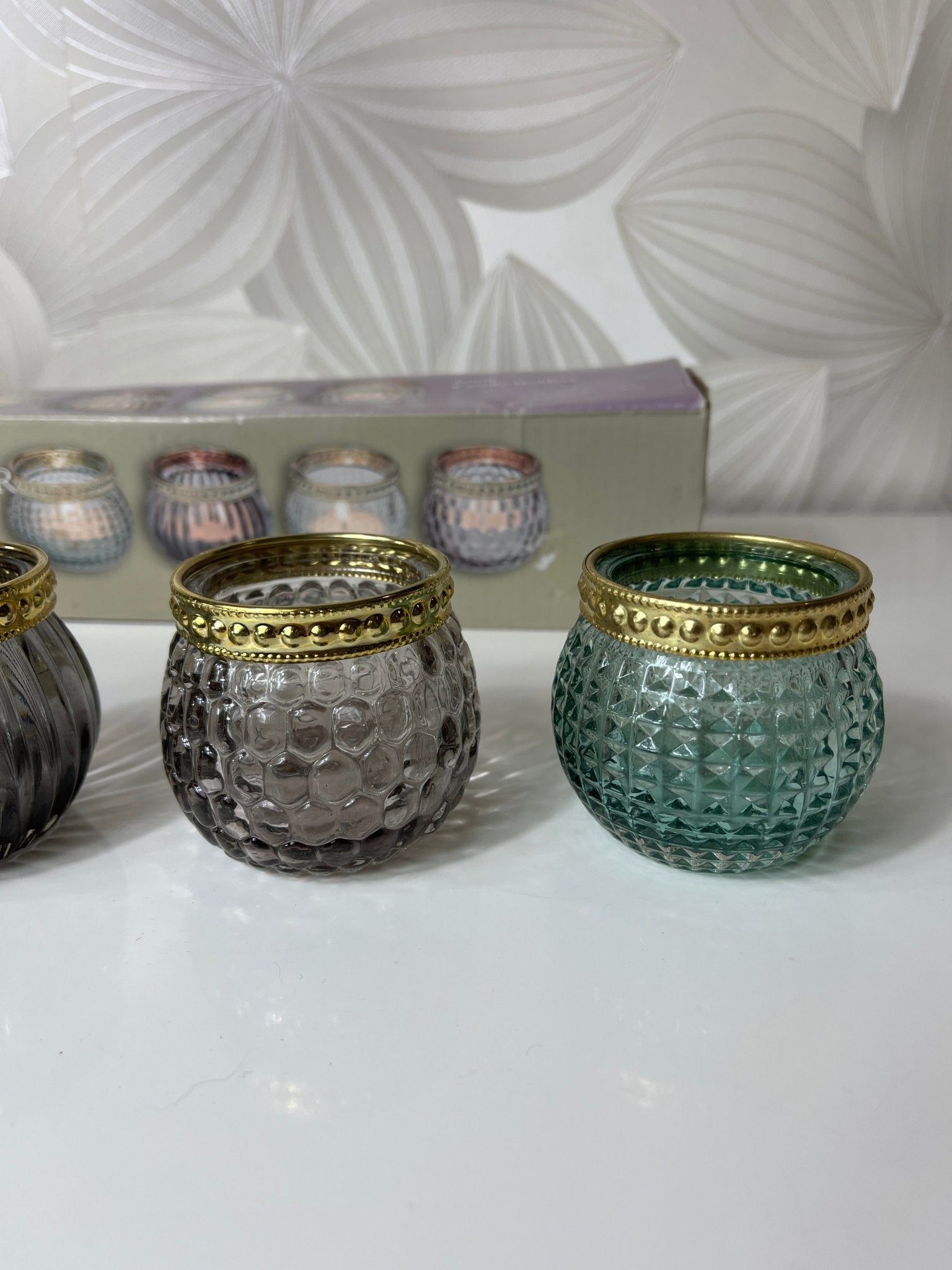 Dekoratyvinių žvakidžių rinkinys (4 vnt.) - Daiktų atokvėpis