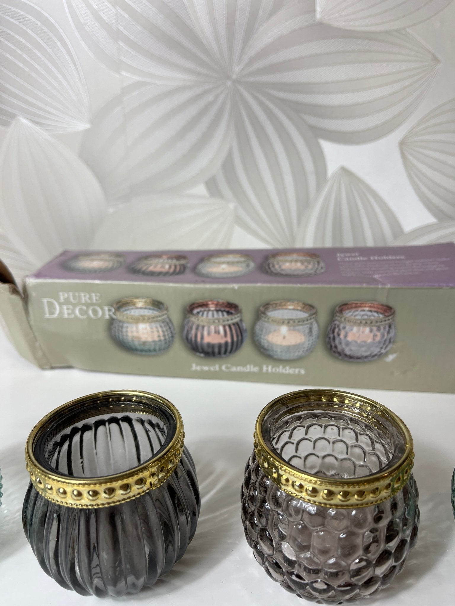 Dekoratyvinių žvakidžių rinkinys (4 vnt.) - Daiktų atokvėpis