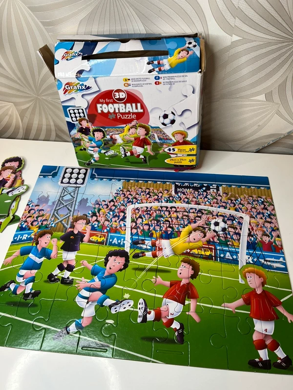 Dėlionė vaikams „3D Football“ - Daiktų atokvėpis