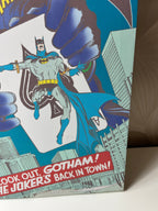 Drobės paveikslas „Batman: Joker's Back In Town“ - Daiktų atokvėpis