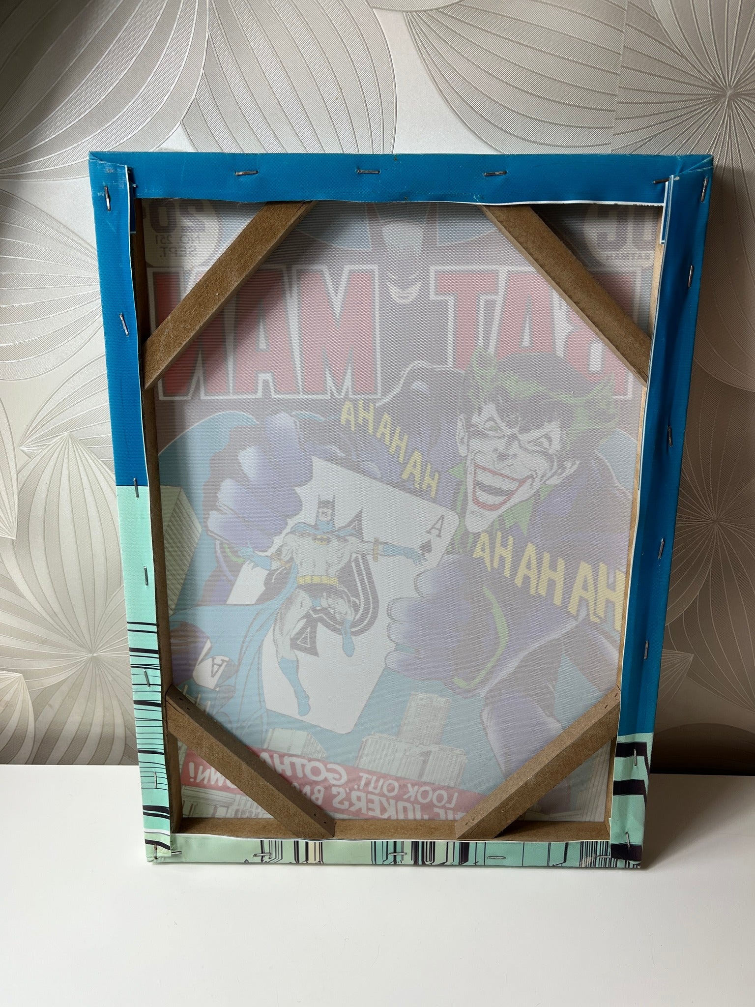 Drobės paveikslas „Batman: Joker's Back In Town“ - Daiktų atokvėpis