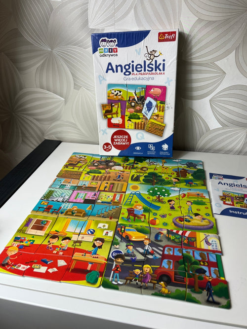 Edukacinis žaidimas vaikams anglų - lenkų kalbomis - Daiktų atokvėpis