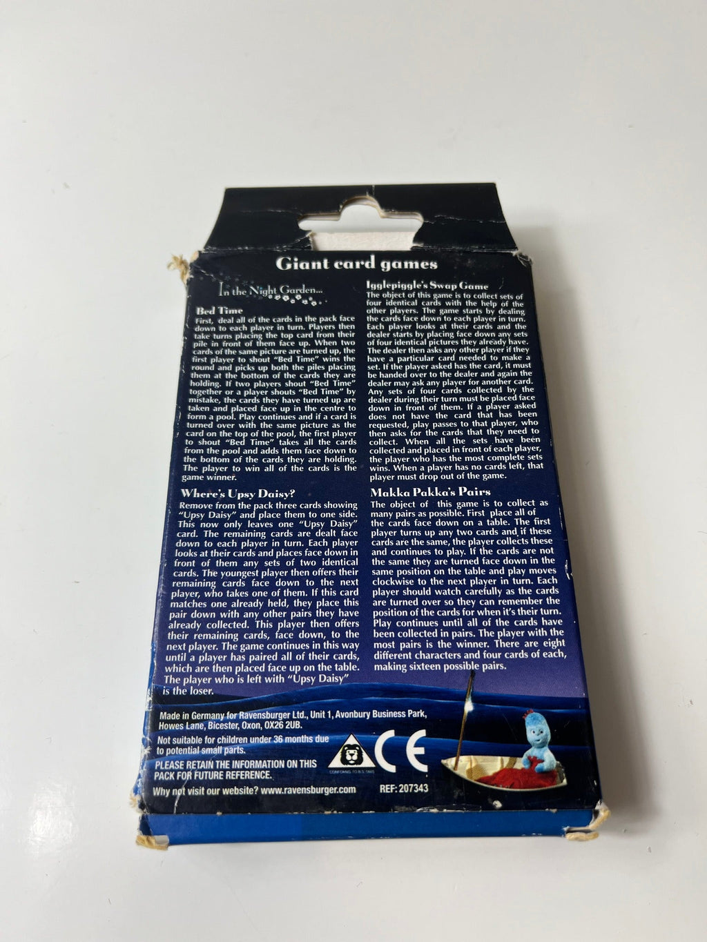 „In the Night Garden“ edukacinis didelių kortų žaidimų rinkinys - Daiktų atokvėpis