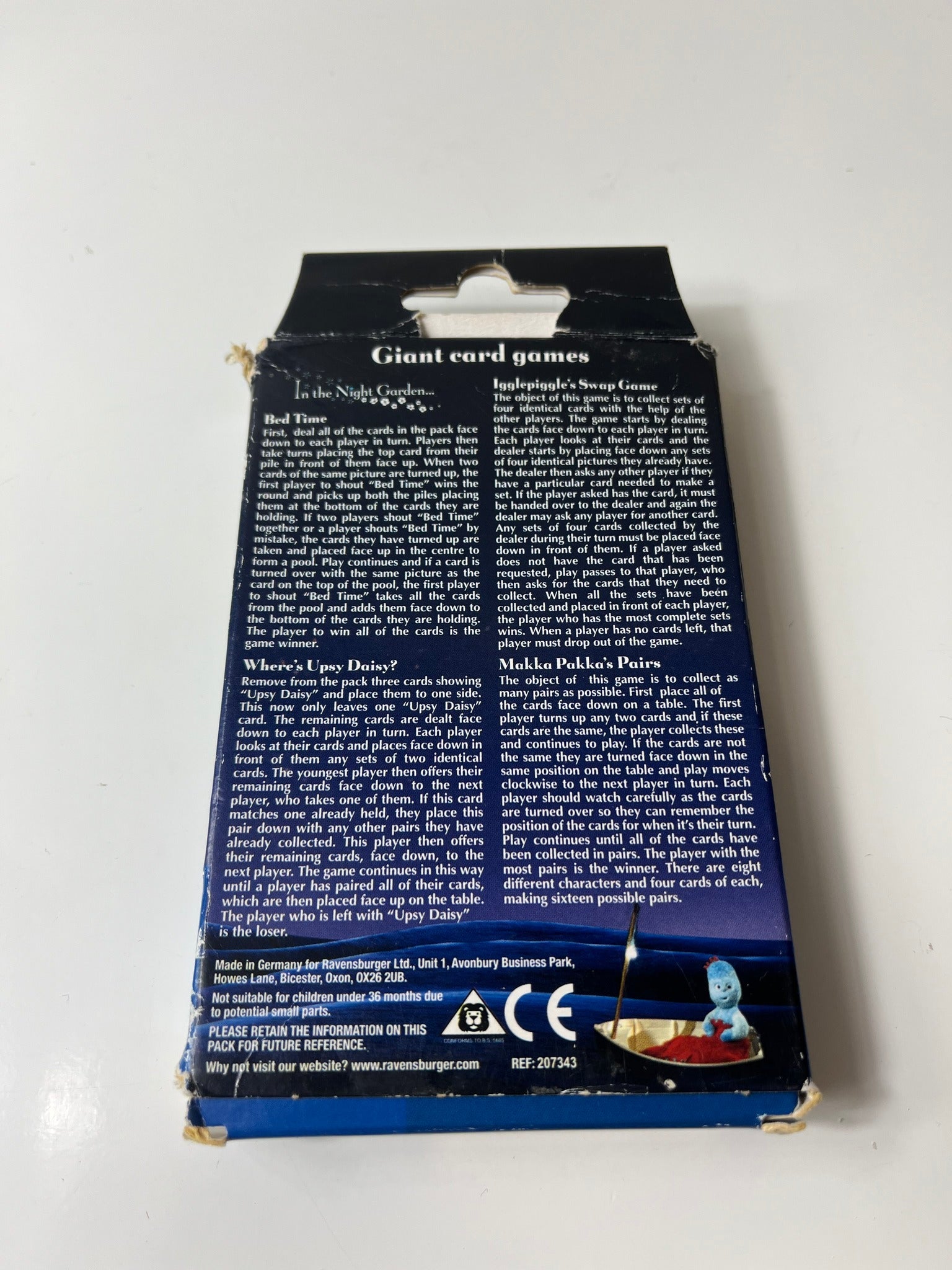 „In the Night Garden“ edukacinis didelių kortų žaidimų rinkinys - Daiktų atokvėpis