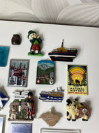 Kolekciniai magnetukai iš skirtingų pasaulio vietų (16 vnt.) - Daiktų atokvėpis