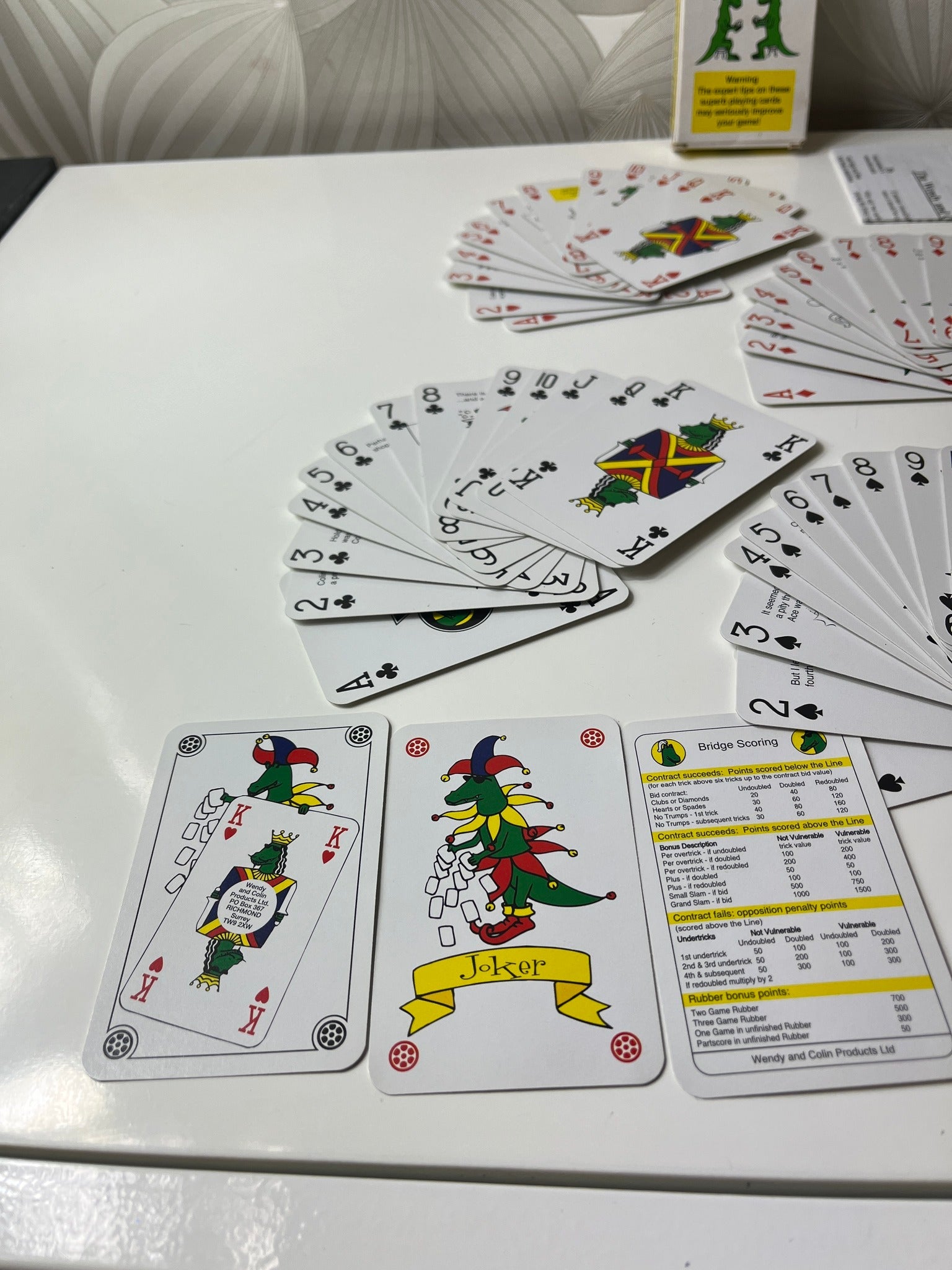 Kortos „Wendy and Collin play Bridge“ - Daiktų atokvėpis