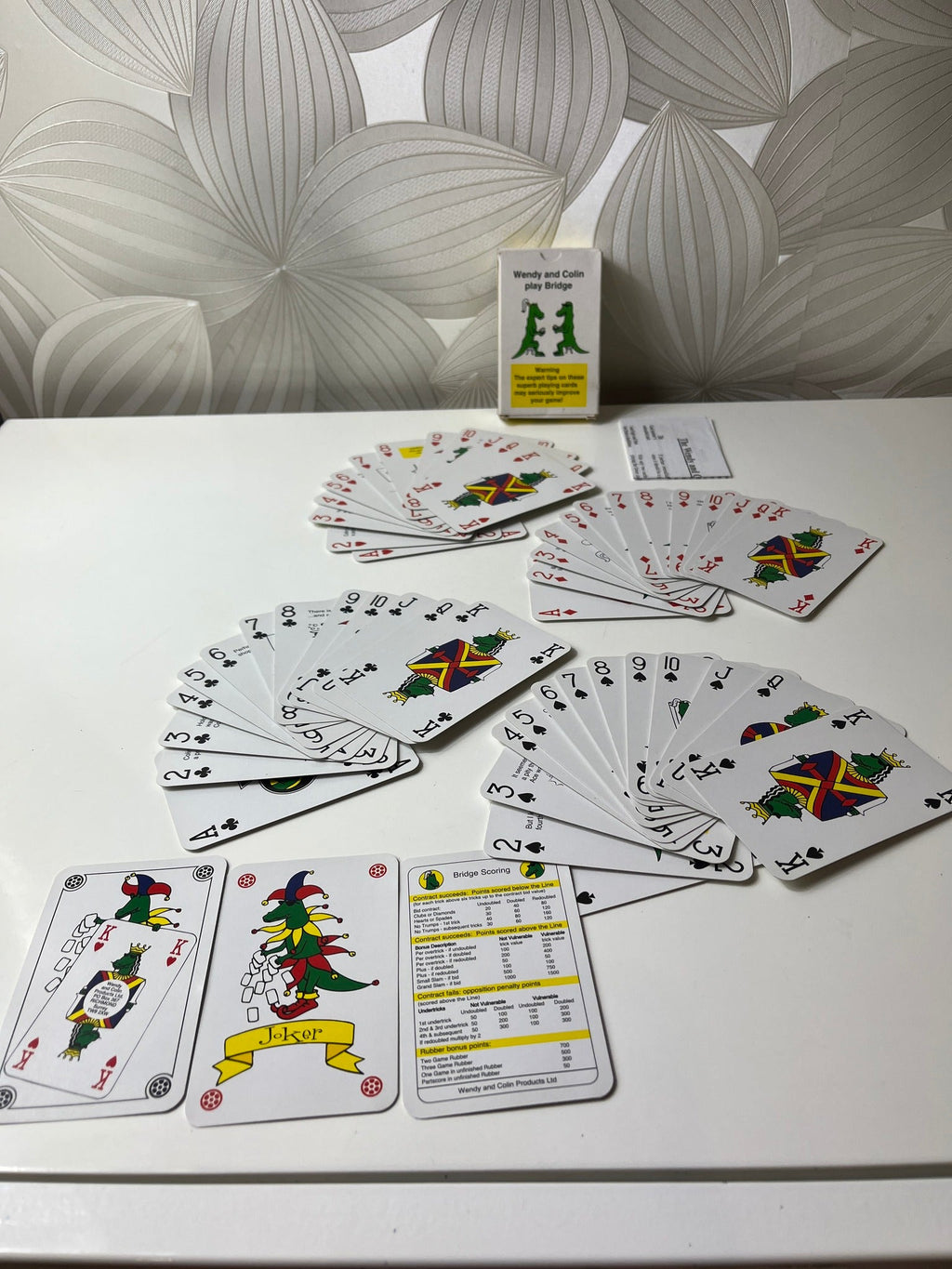 Kortos „Wendy and Collin play Bridge“ - Daiktų atokvėpis