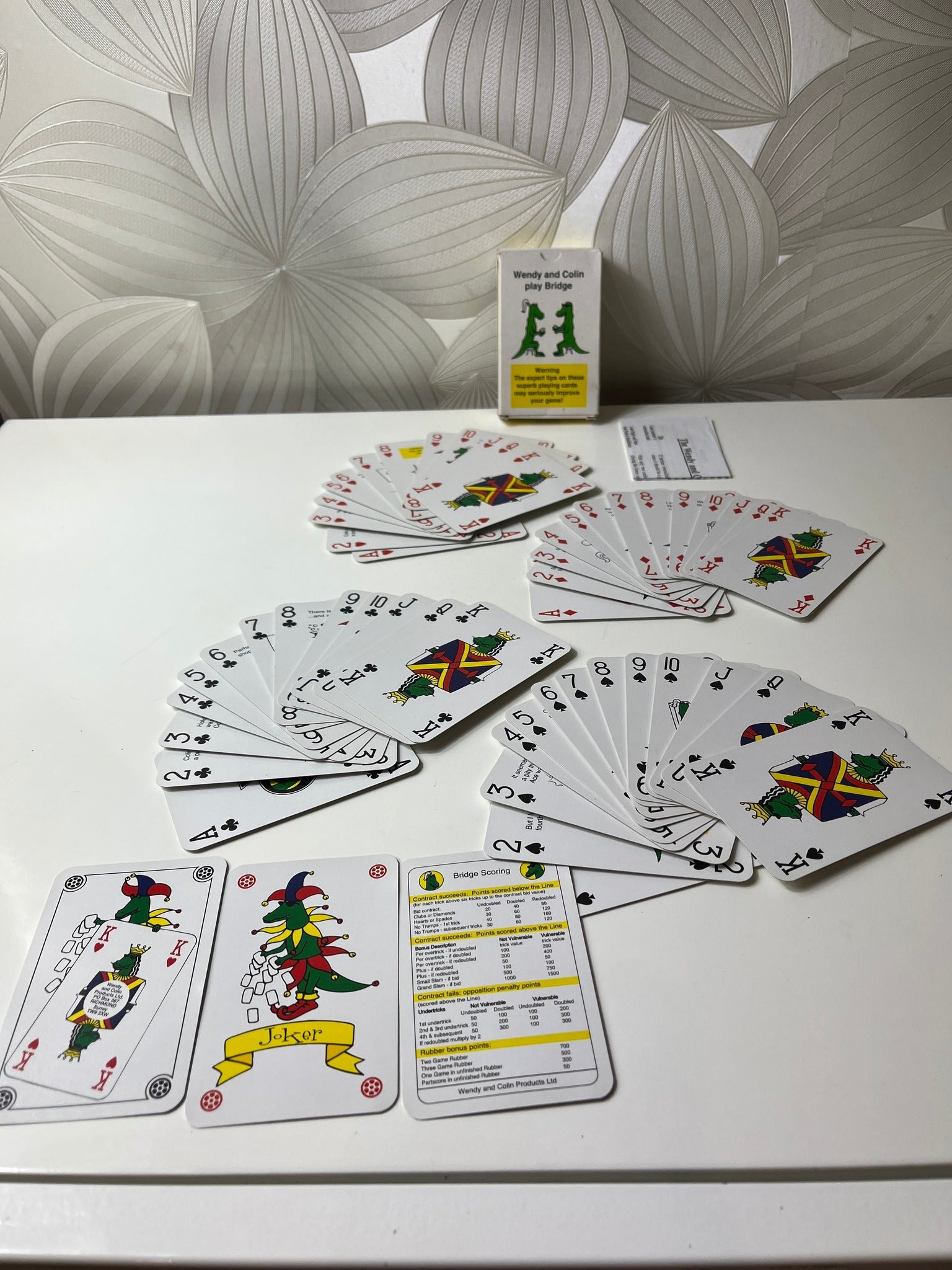 Kortos „Wendy and Collin play Bridge“ - Daiktų atokvėpis