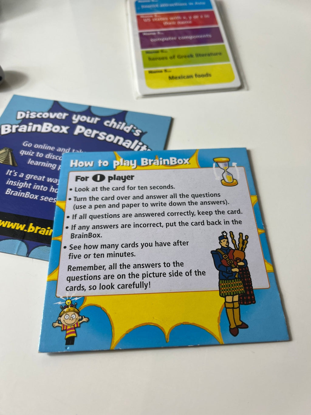 Lavinamasis stalo žaidimas vaikams ir šeimai „BrainBox: The World“ - Daiktų atokvėpis