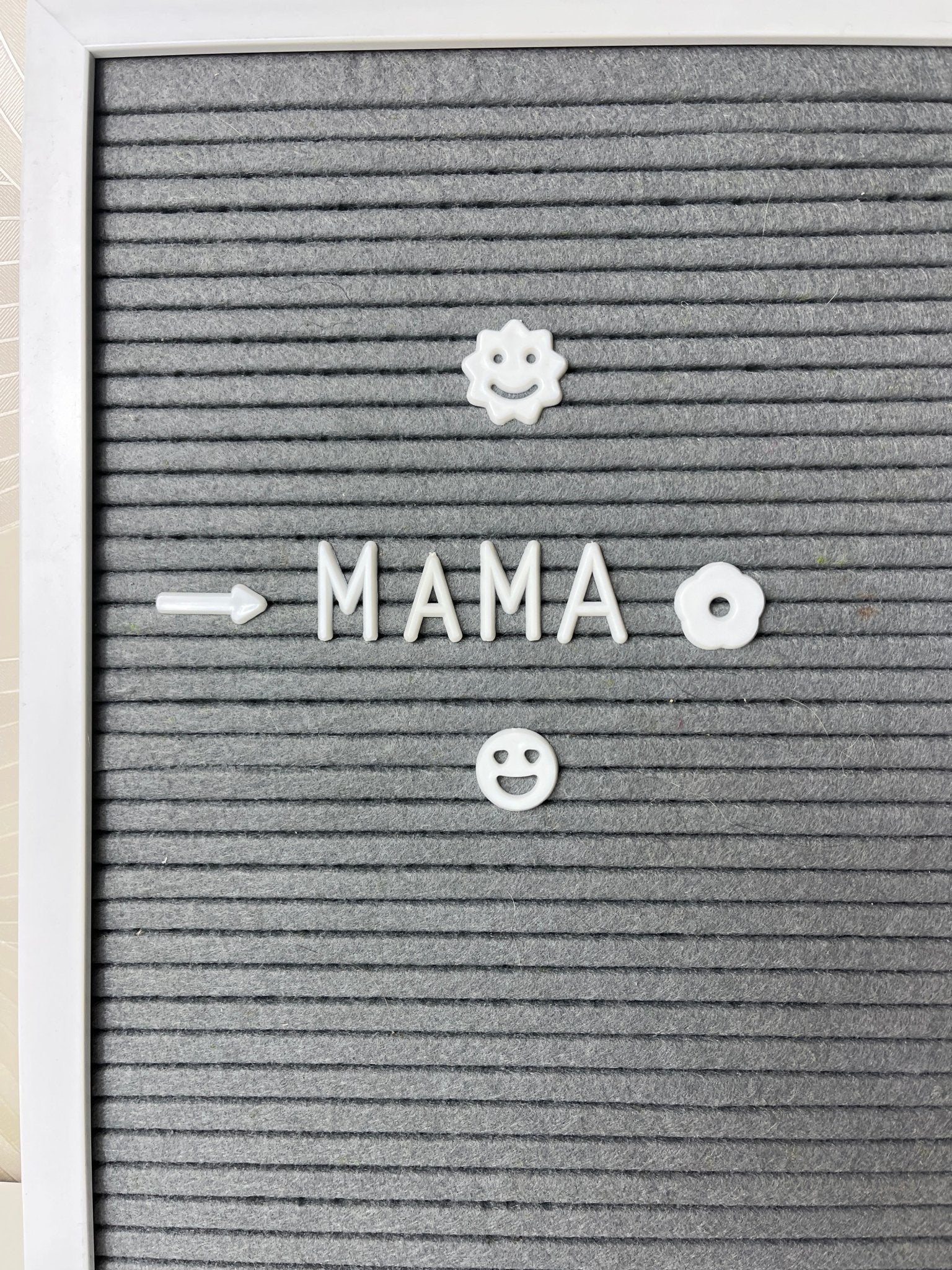 Lentelė su raidėmis - Daiktų atokvėpis