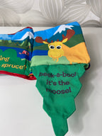 Minkšta knygelė „Peek - a - Boo Forest“ (Lamaze) - Daiktų atokvėpis