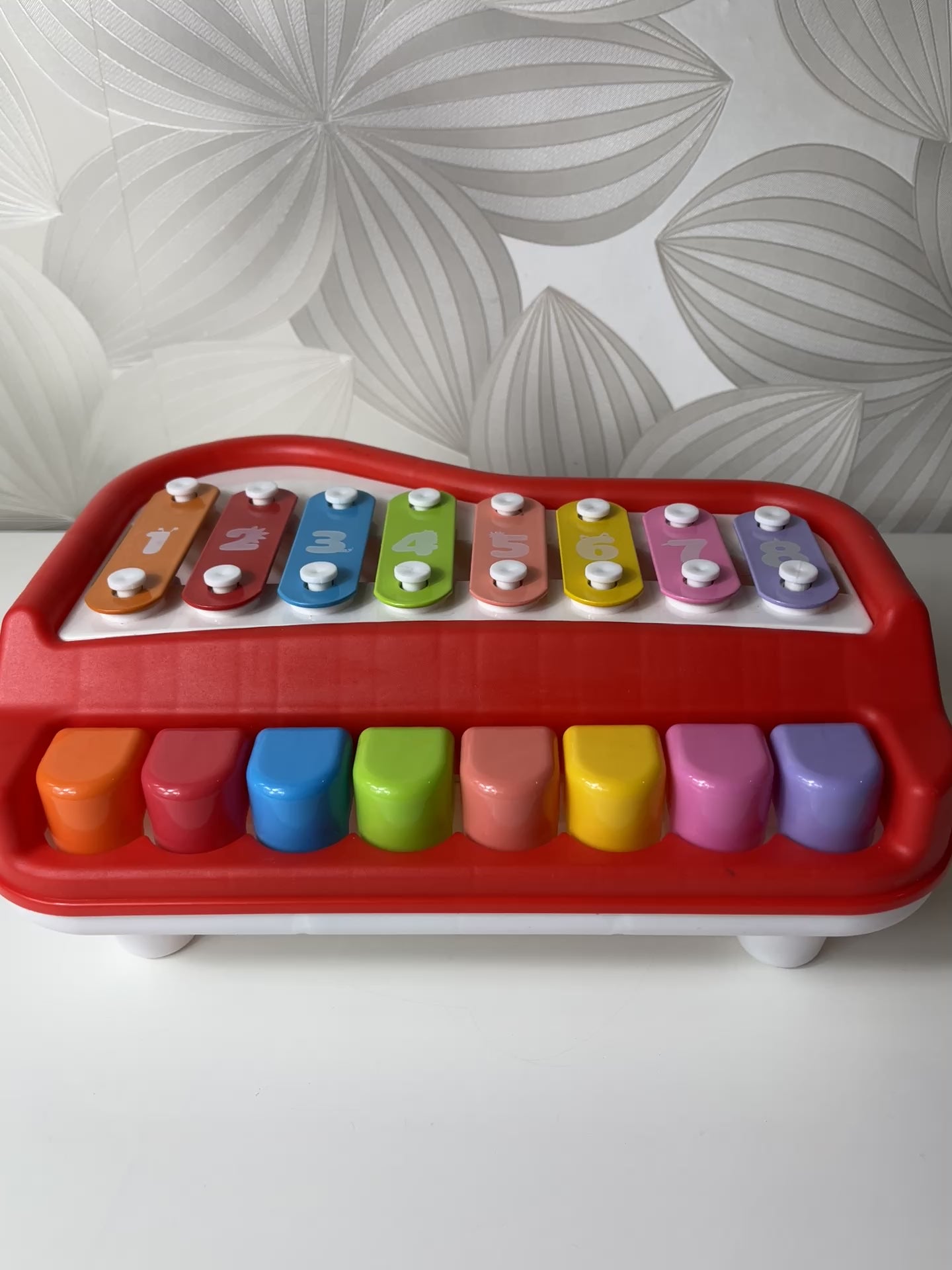 Vaikiškas pianinas - muzikinis žaislas ksilofonas