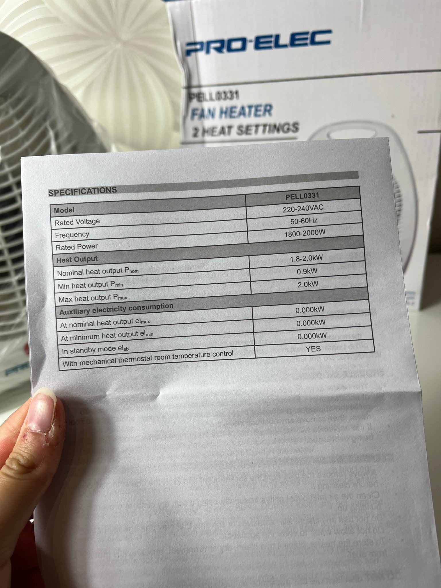 „Pro - Elec“ elektrinis šildytuvas - Daiktų atokvėpis