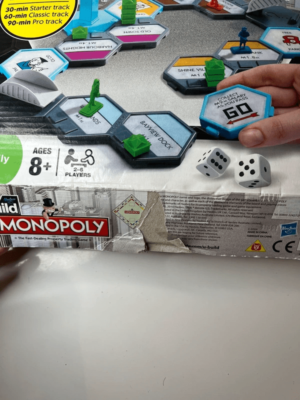 Stalo žaidimas „U - Build Monopoly“ - Daiktų atokvėpis