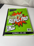 Storas užrašų bloknotas „Bumper Refill Pad“ - Daiktų atokvėpis