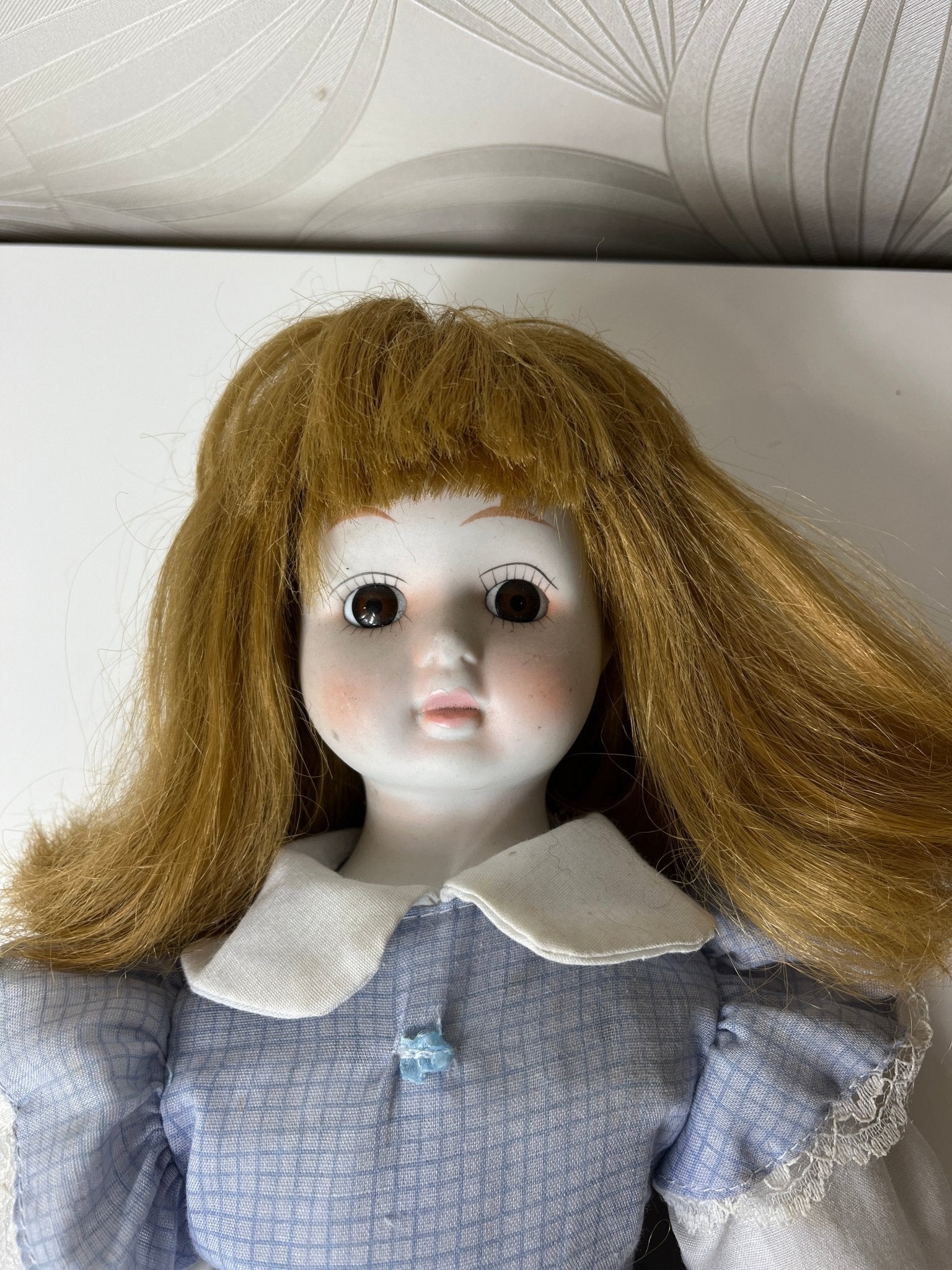 Vintažinė porcelianinė lėlė - Daiktų atokvėpis