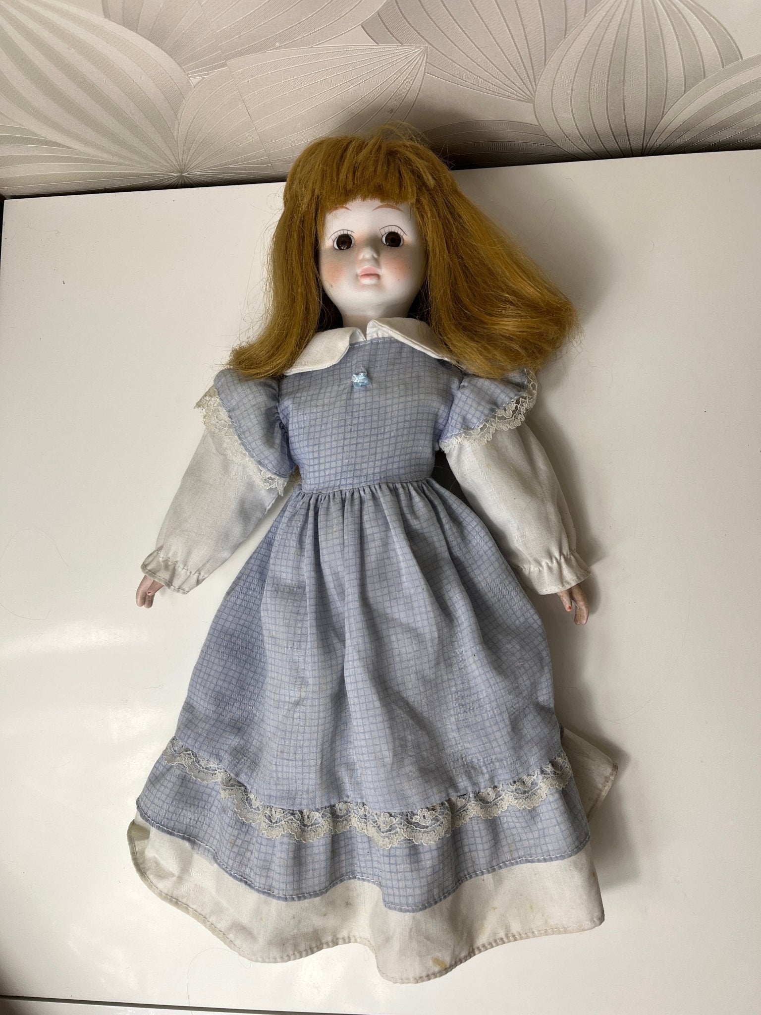 Vintažinė porcelianinė lėlė - Daiktų atokvėpis