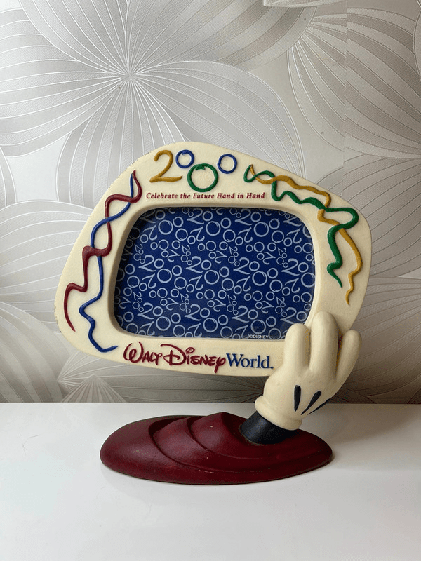 Vintažinis jubiliejinis „Disney“ 2000 - ųjų metų nuotraukų rėmelis - Daiktų atokvėpis