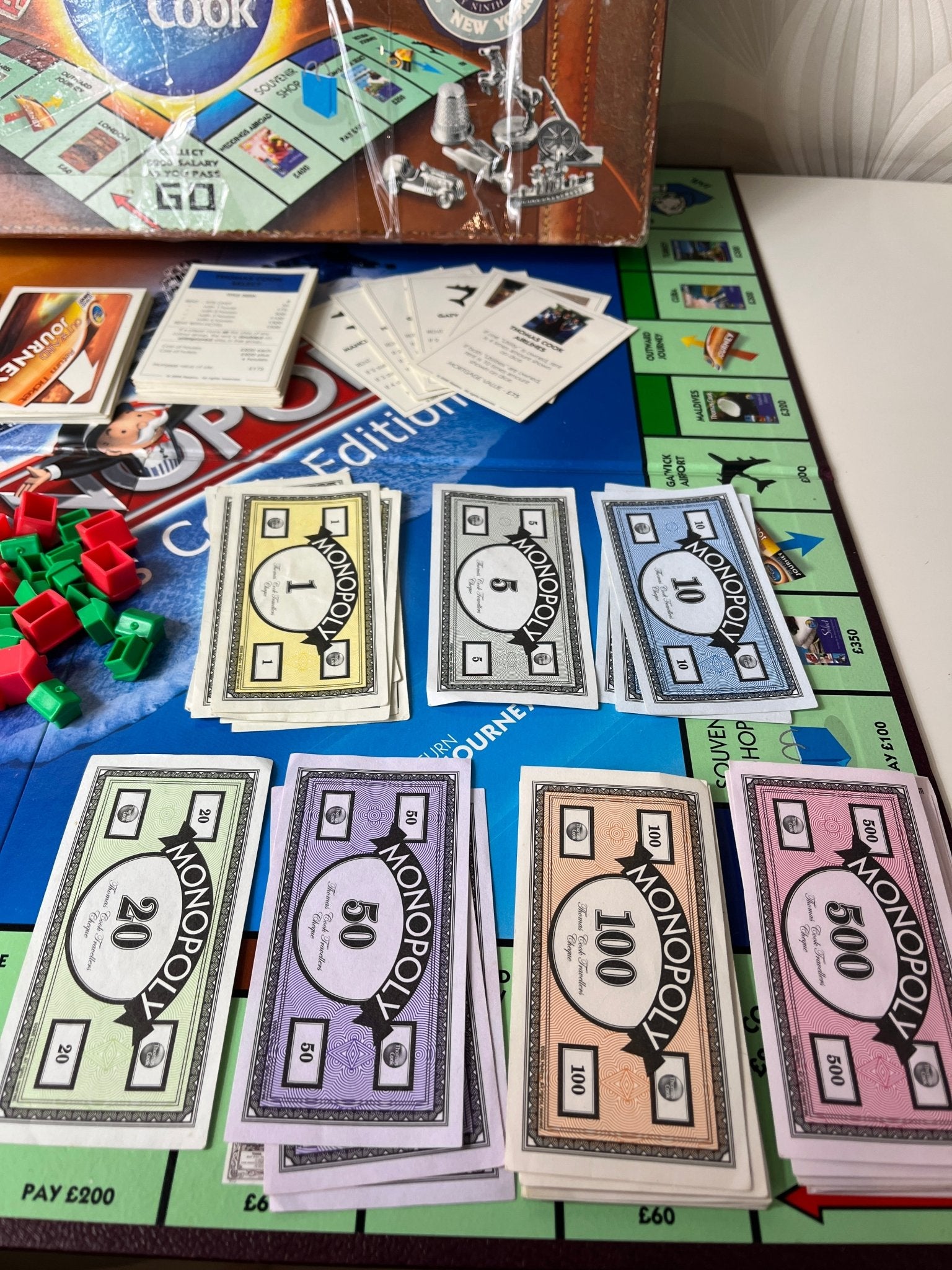 Vintažinis stalo žaidimas „Monopolis – Thomas Cook Edition“ - Daiktų atokvėpis